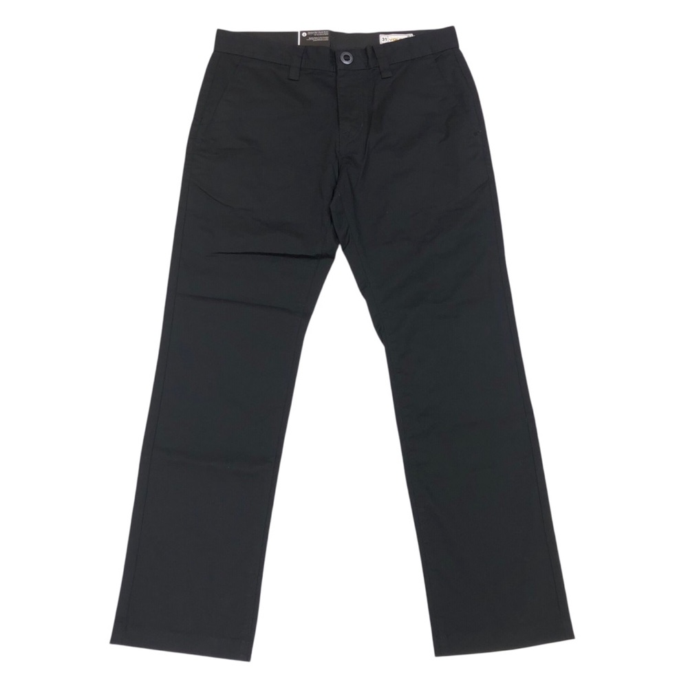 Volcom Men's Frickin Modern Straight Chino Pants Size 31 31X29.5 Black NWT
